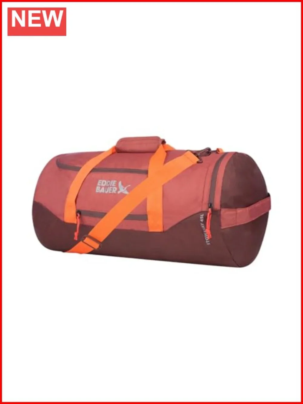 Stowaway Packable Duffel Bag 45L Foldable Lightweight Ripstop Polyester